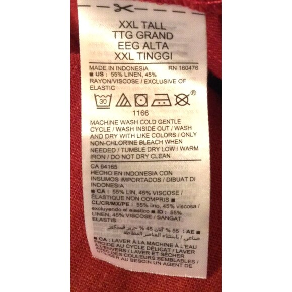 Old Navy Romper Wn 2XLT Rust Orange Short Overalls Back Smocking Pockets Travel - Picture 13 of 13